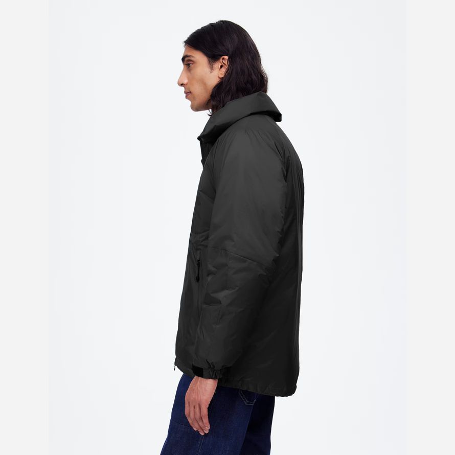 madewell nangaᆴ aurora tex stå krage mens down jacket dark grey