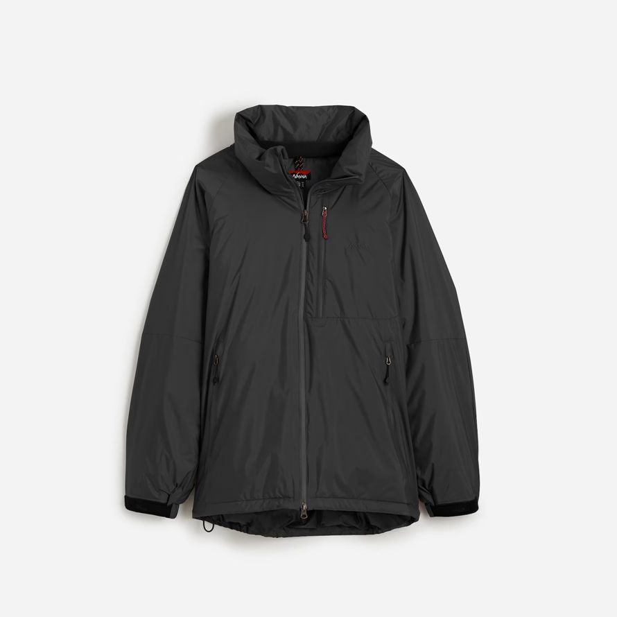 madewell nangaᆴ aurora tex stå krage mens down jacket dark grey