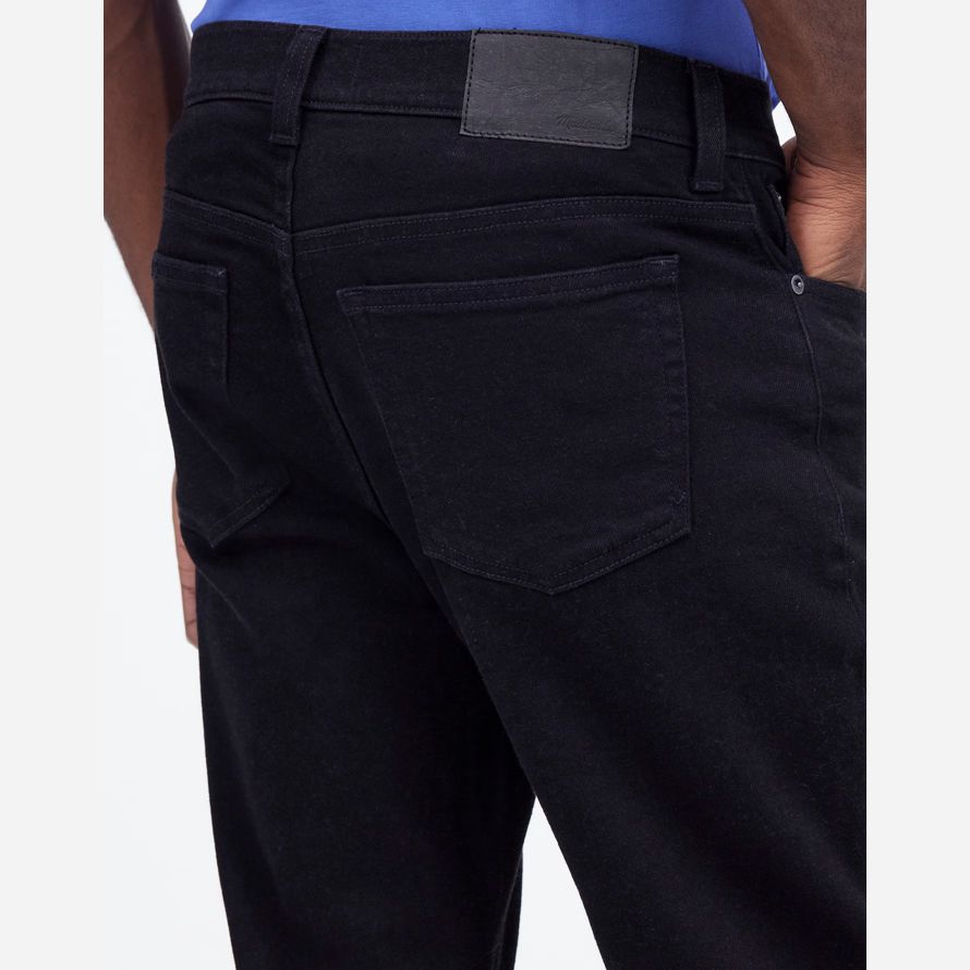 svart mens madewell athletic slim jeans coolmax