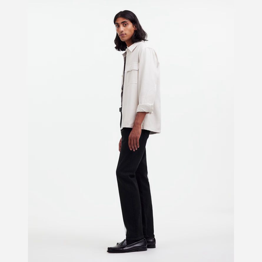 mens madewell slim jeans svart