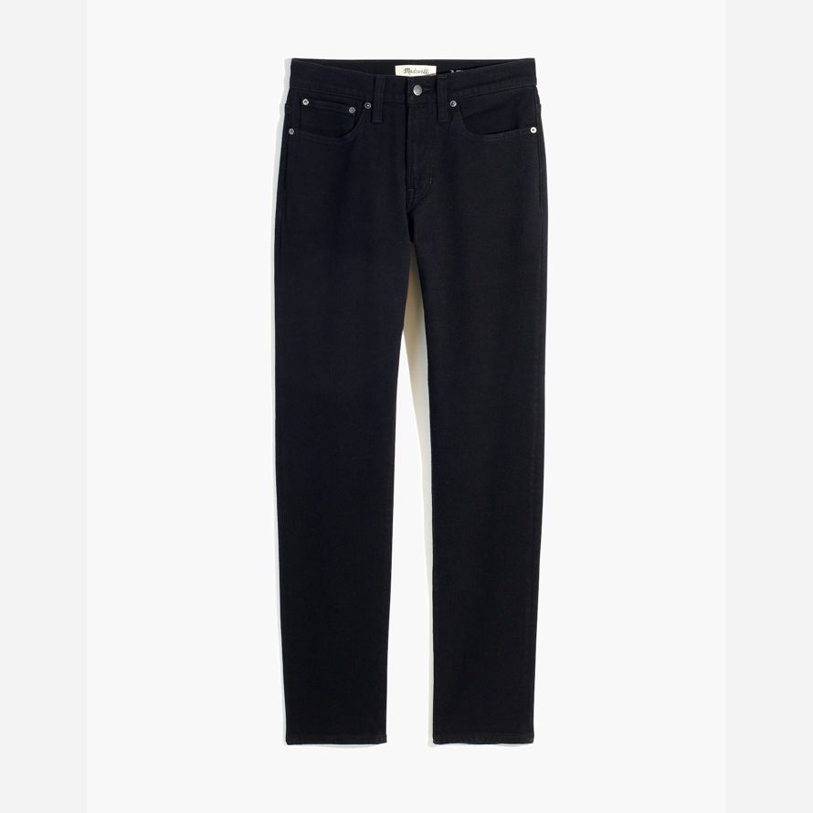 mens madewell slim jeans svart