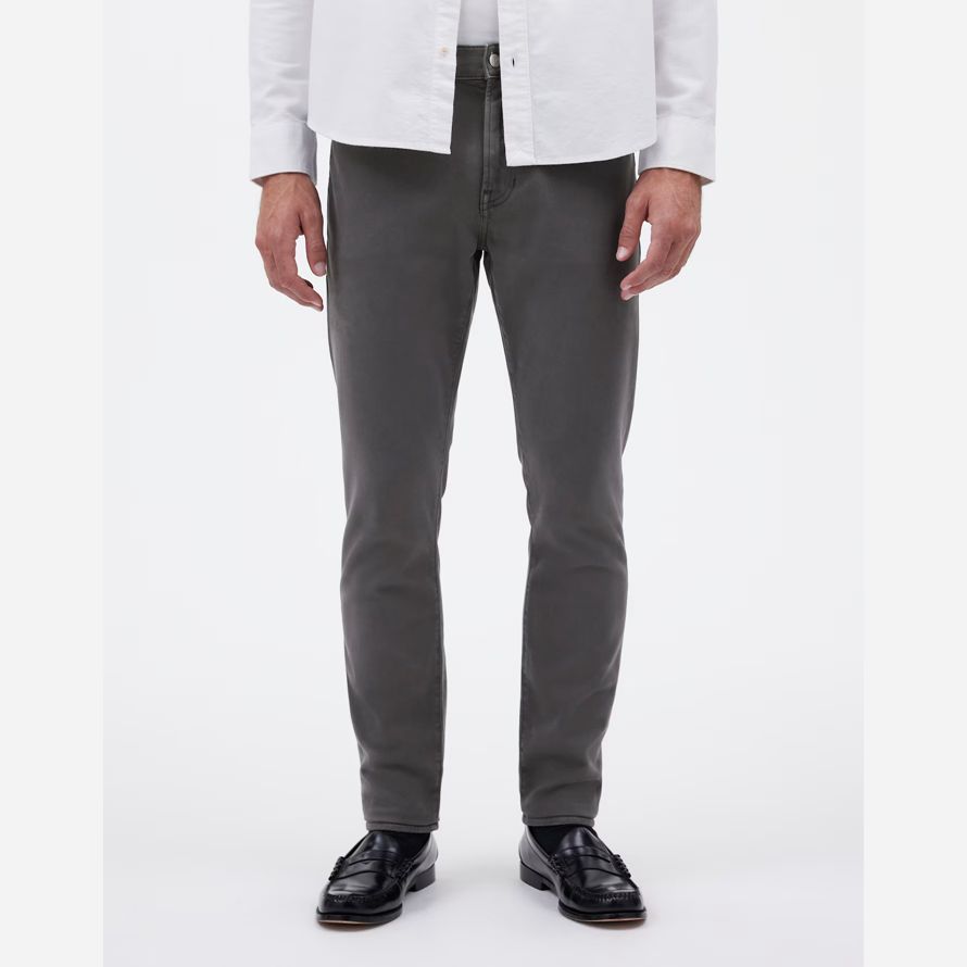 madewell atletisk allday smal mens byxor mörk grå