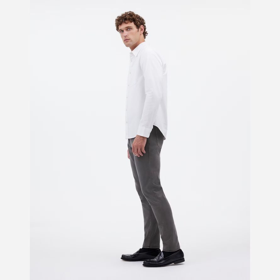 madewell atletisk allday smal mens byxor mörk grå