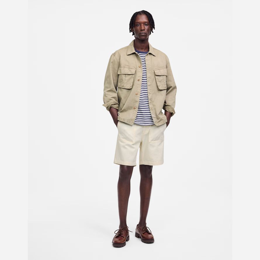 grädde mens madewell patch pocket shorts