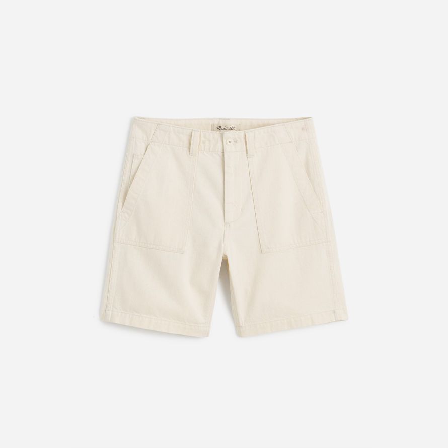 grädde mens madewell patch pocket shorts