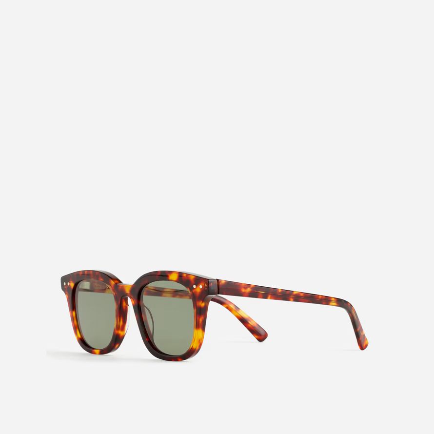 mens madewell square acetat solglasögon brown