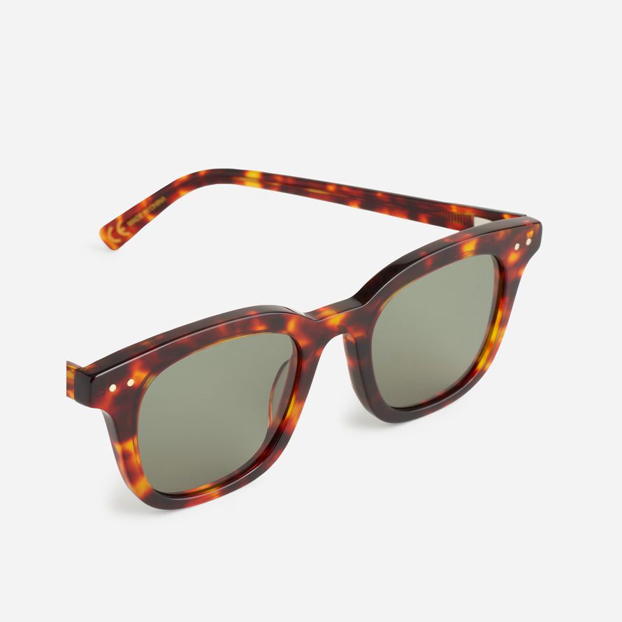mens madewell square acetat solglasögon brown