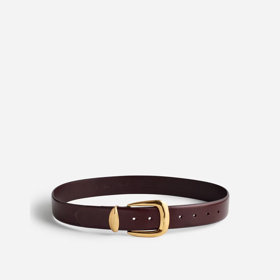 choklad madewell chunky metall uttalande dam bälte