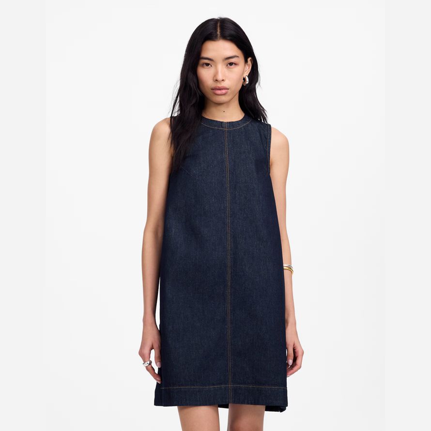 dam madewell denim boxy klä navy