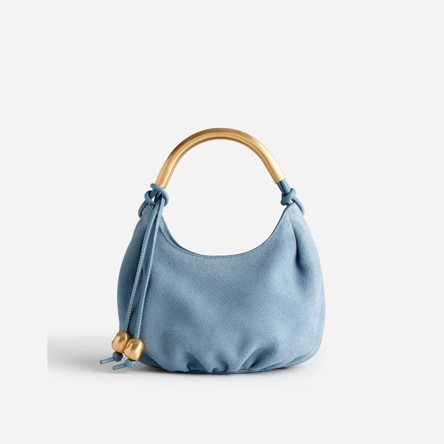 blå dam madewell den camren mini-handväska