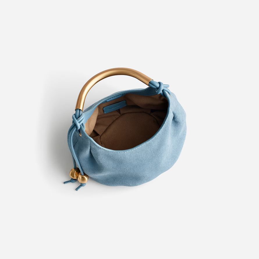 blå dam madewell den camren mini-handväska