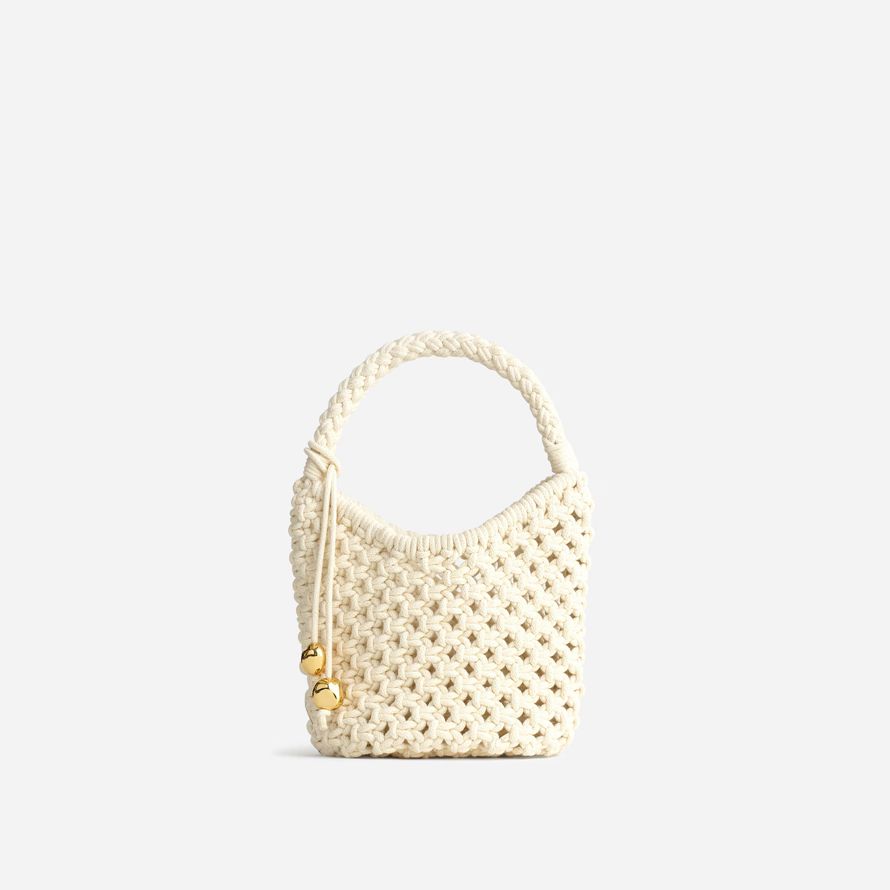 grädde dam madewell den camren rep mini-handväska