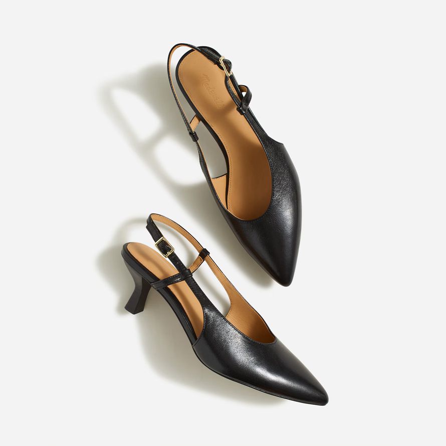 svart dam madewell den debbie slingback högklackat