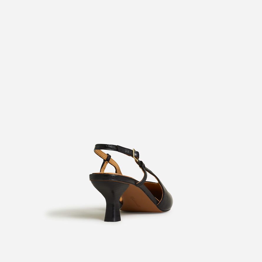 svart dam madewell den debbie slingback högklackat