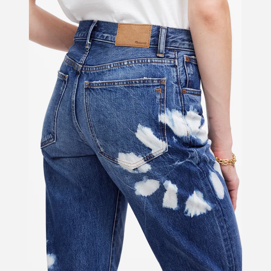dam madewell dekanus lätt straight jeans mörk blå