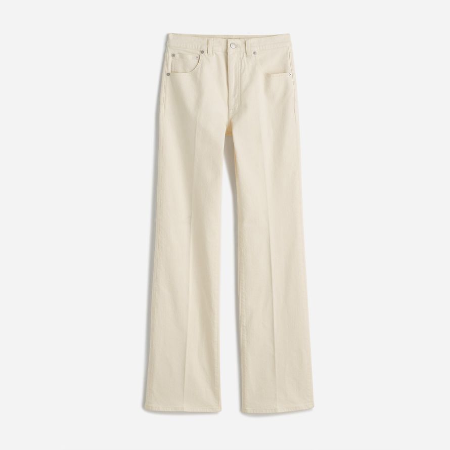 grädde madewell avslappnad kvinnors jeans bootcut