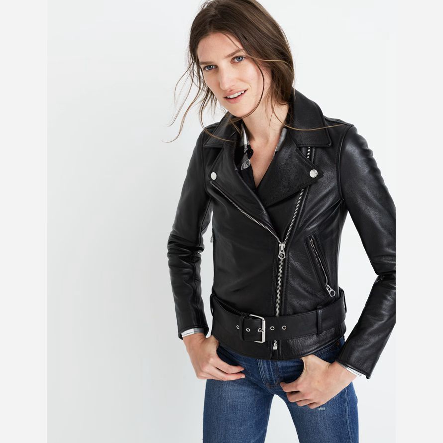 dam madewell den ultimata mc-skinnjacka svart