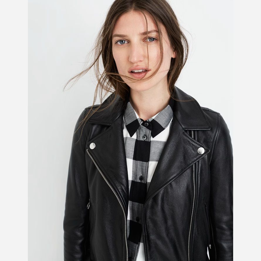 dam madewell den ultimata mc-skinnjacka svart
