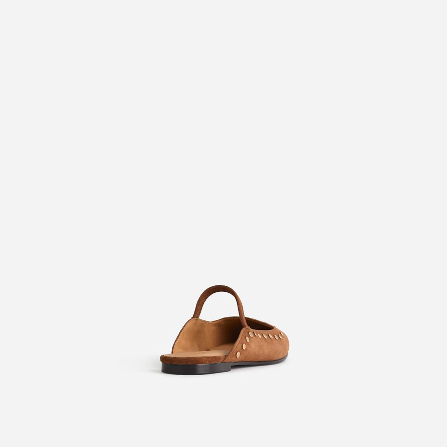 brun dam madewell greta balett platt mule