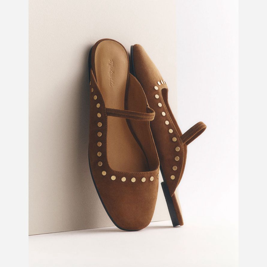 brun dam madewell greta balett platt mule