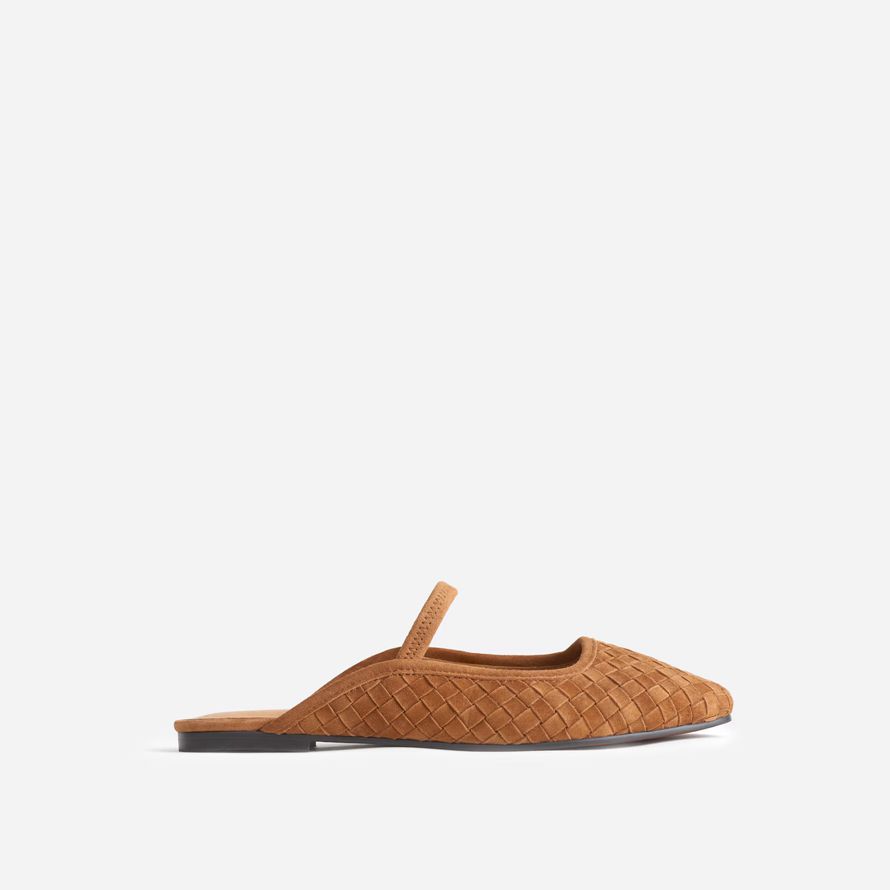 brun dam madewell greta balett platt mule