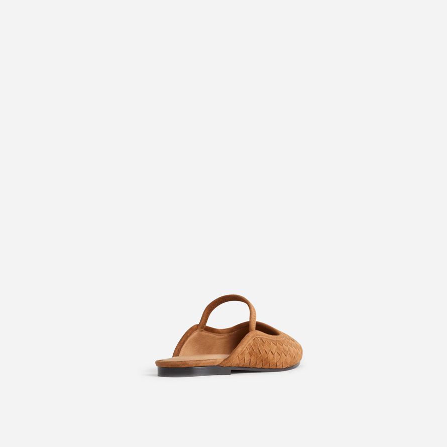 brun dam madewell greta balett platt mule