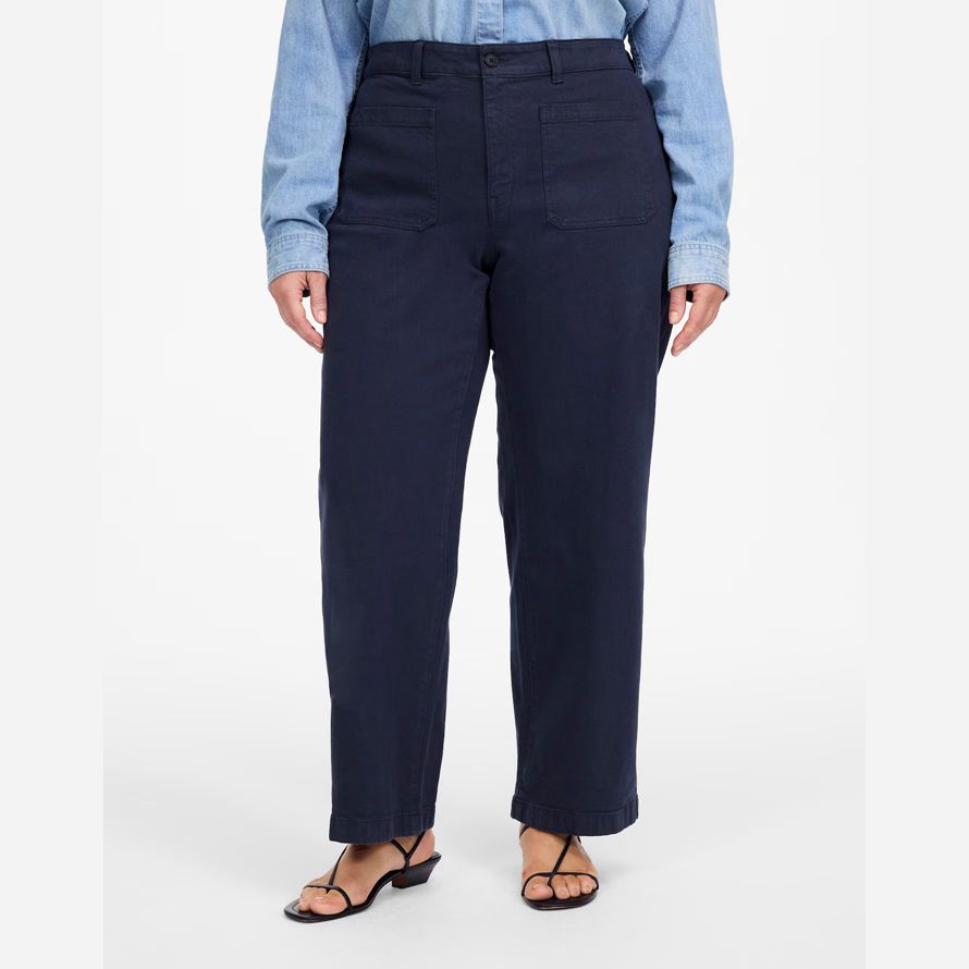 navy madewell plus emmett breda ben byxor dam