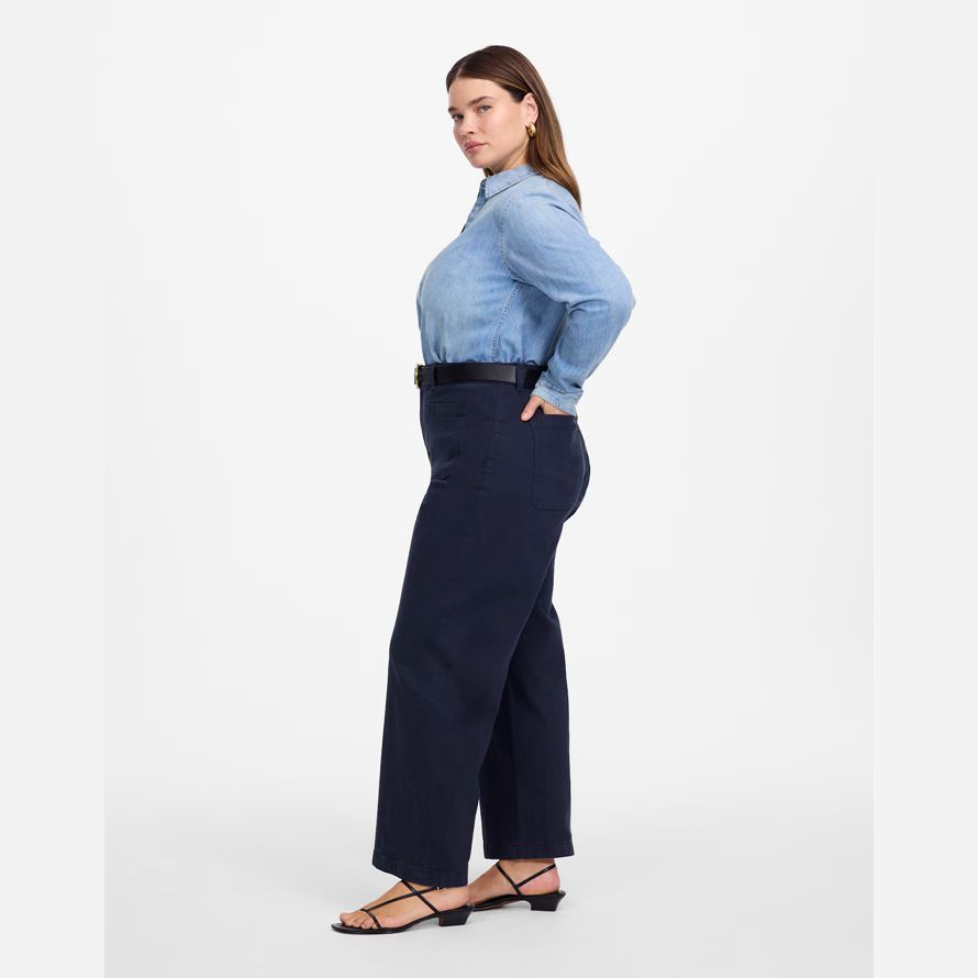 navy madewell plus emmett breda ben byxor dam