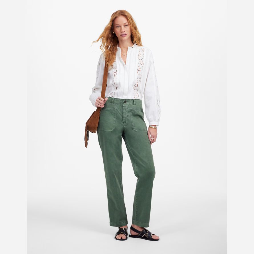 green dam madewell den smala-ben byxor utility