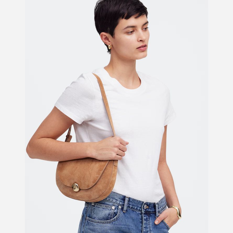 brun dam madewell dakota sadel väska