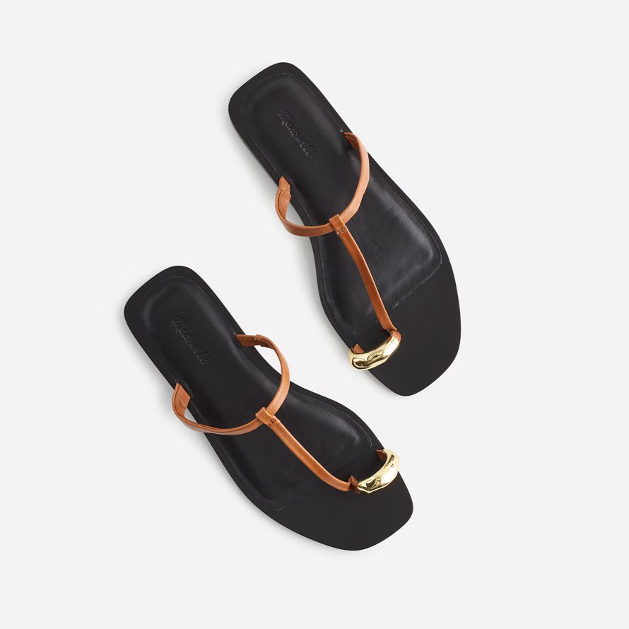 brun madewell i dessa tå ring dam sandaler