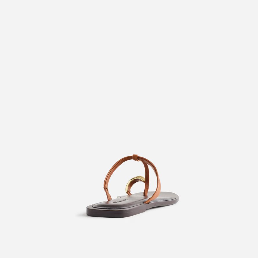 brun madewell i dessa tå ring dam sandaler