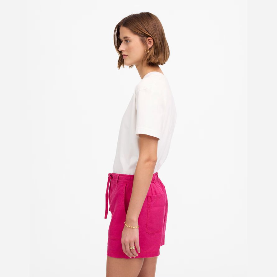 rosa dam madewell dra-på dragsnodd shorts
