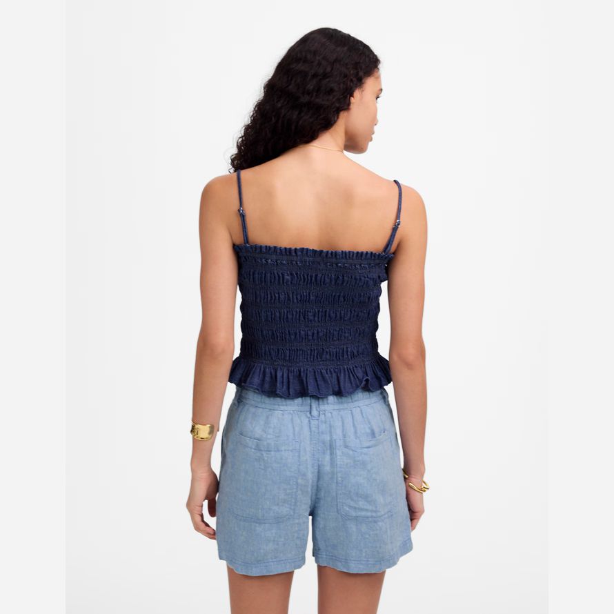 dam madewell dra-på dragsnodd shorts blå