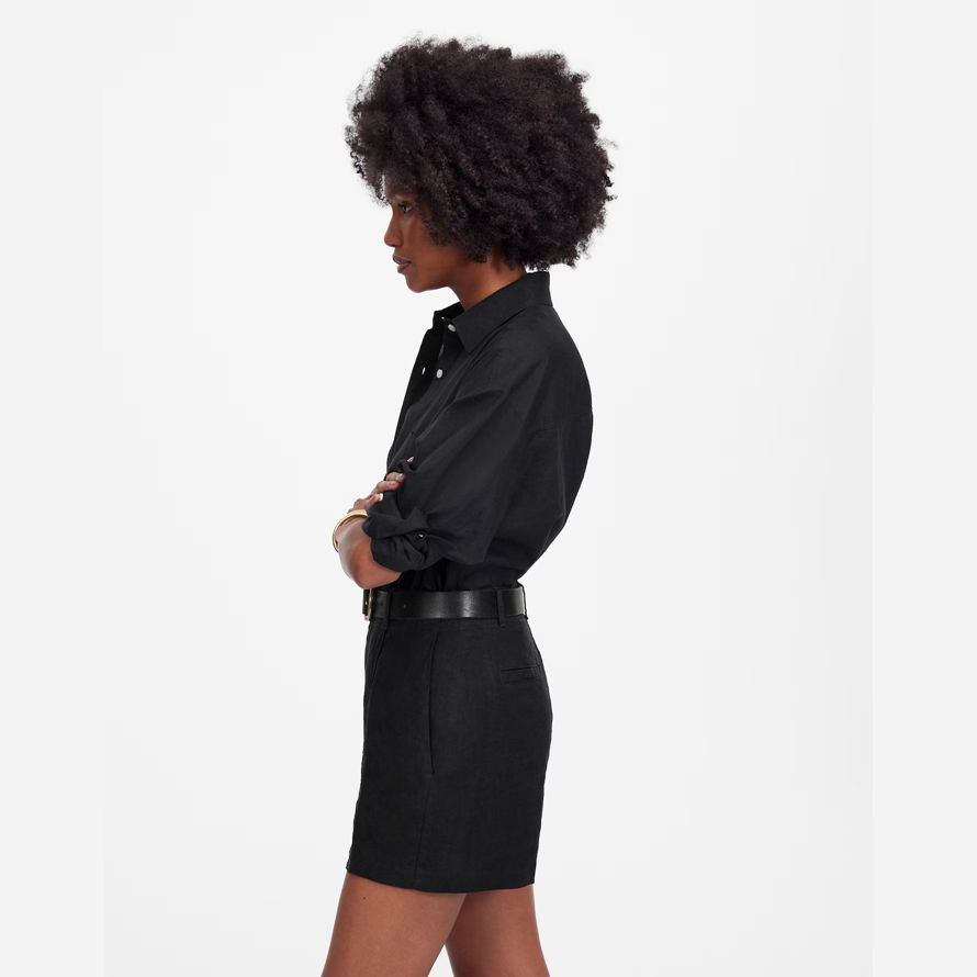 svart dam madewell pintucked shorts