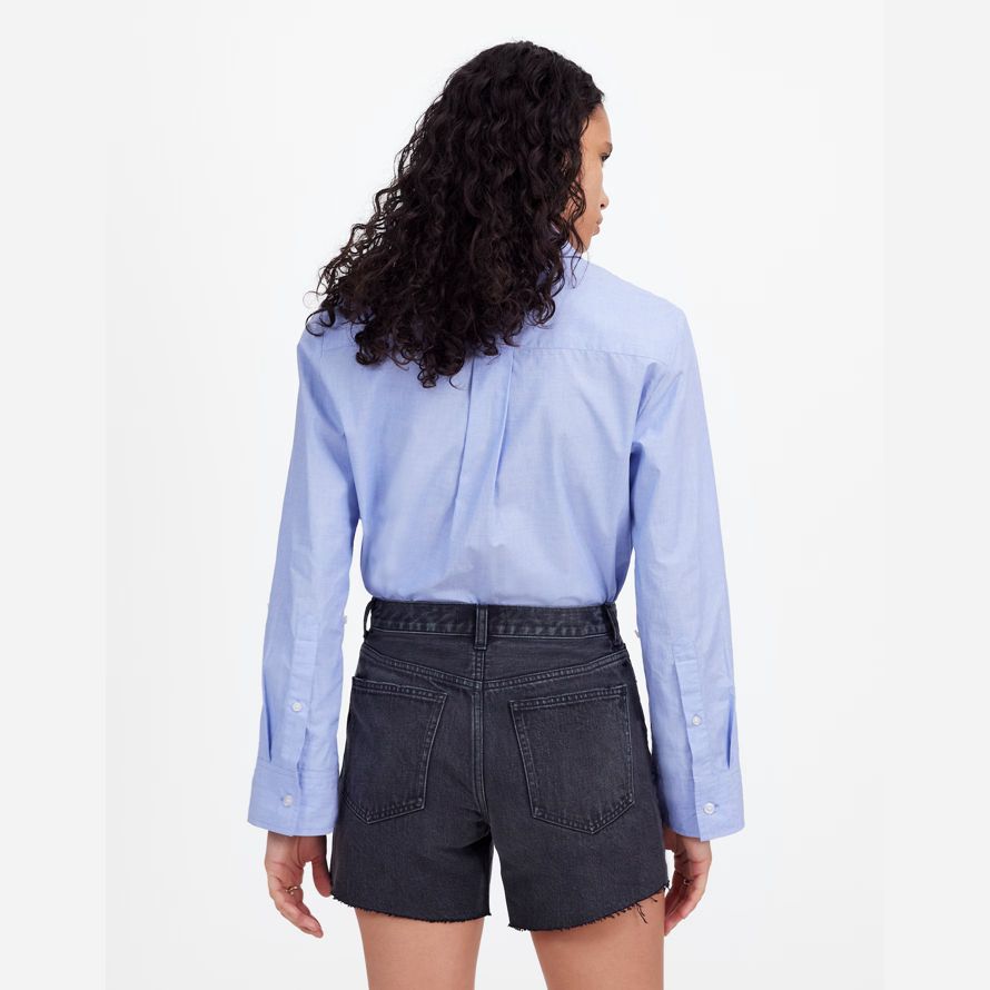madewell den brynn lång dam shorts svart