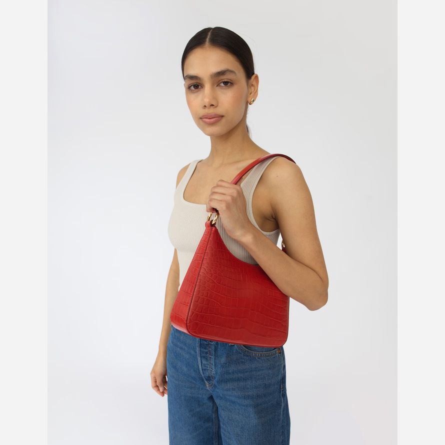 red madewell hyer varor luxe medium dam axelväska