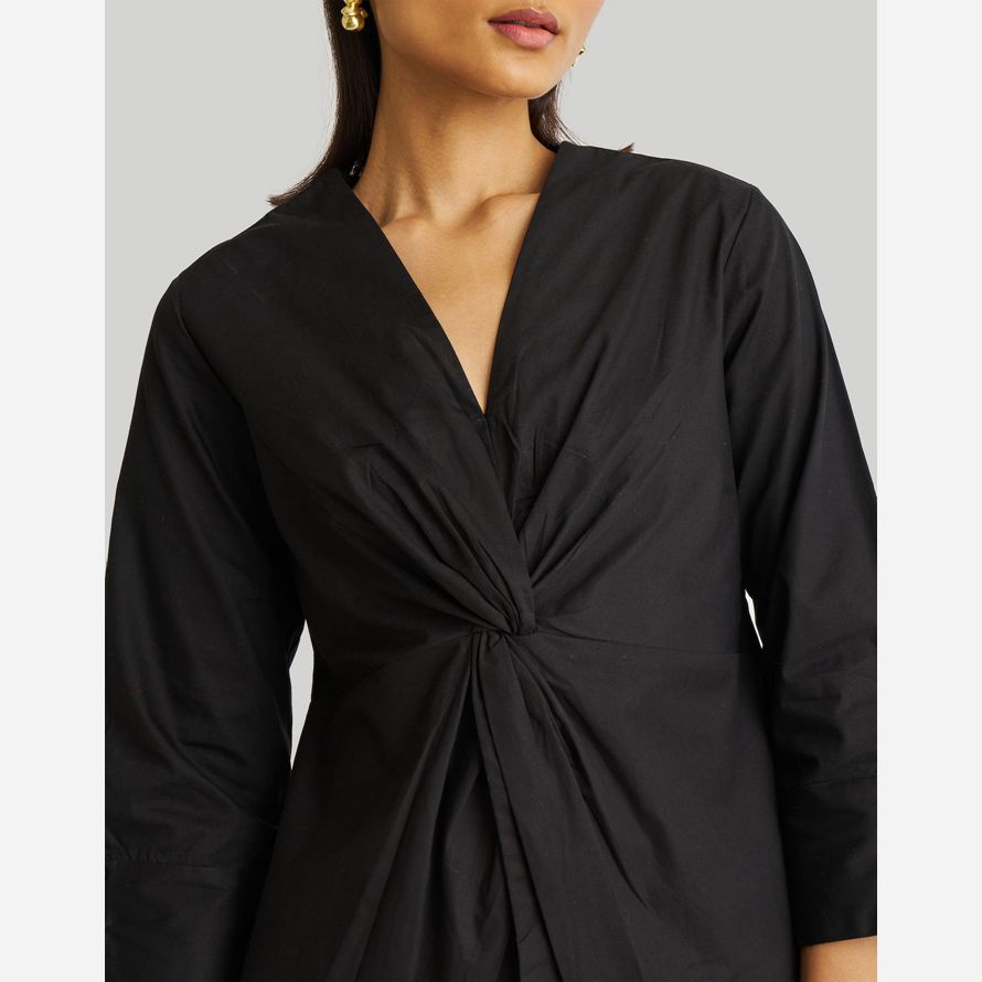 madewell reistor framför twist dam topp svart
