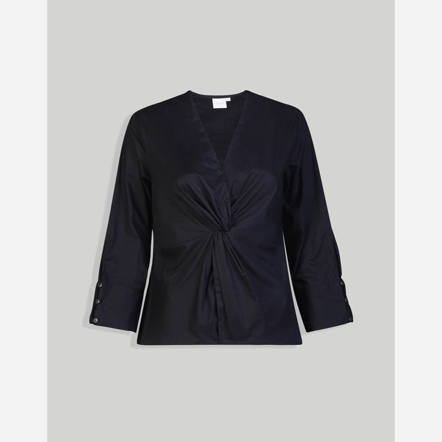 madewell reistor framför twist dam topp svart